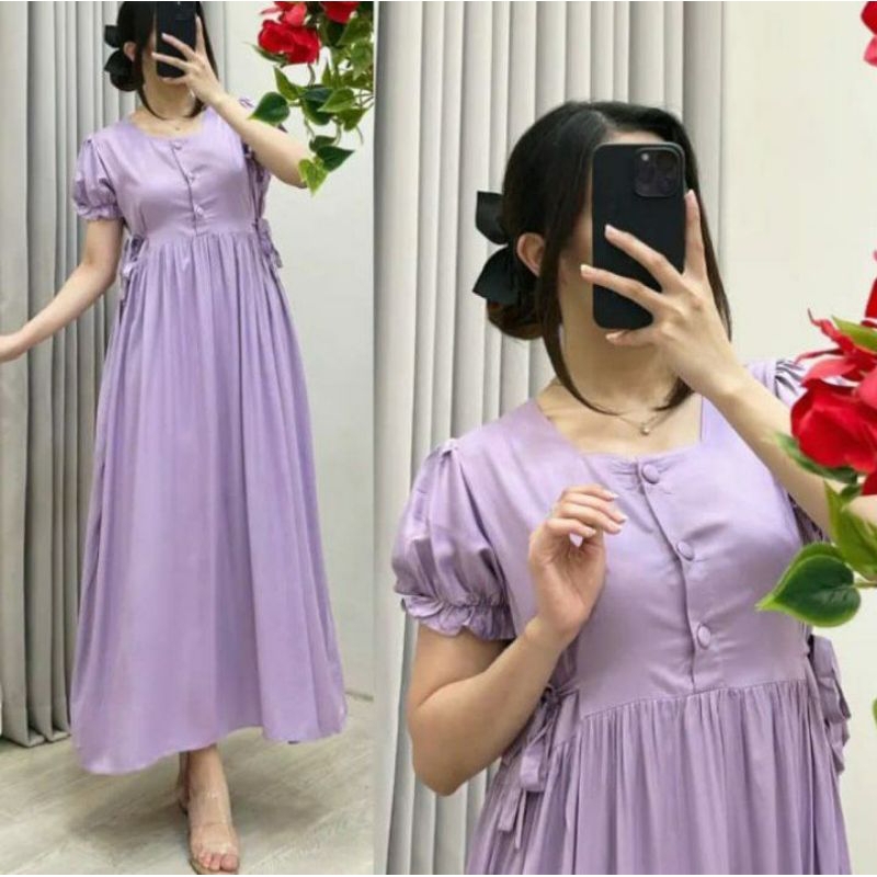 Daster cibi polos/daster viral 100 dapet 3/dress semata kaki/daster chibi hap/daster kekinian/baju a