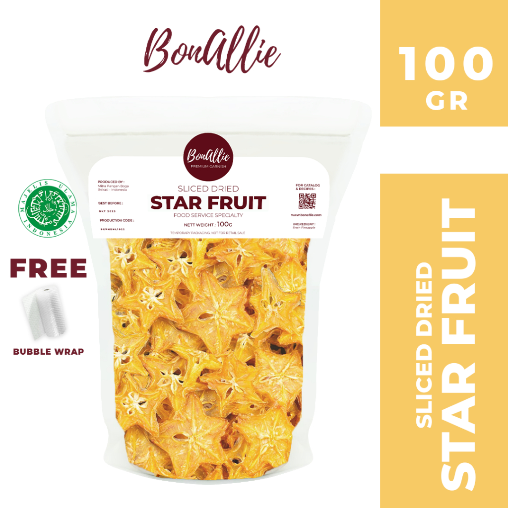 

Bonallie Premium Sliced Dried Star Fruit