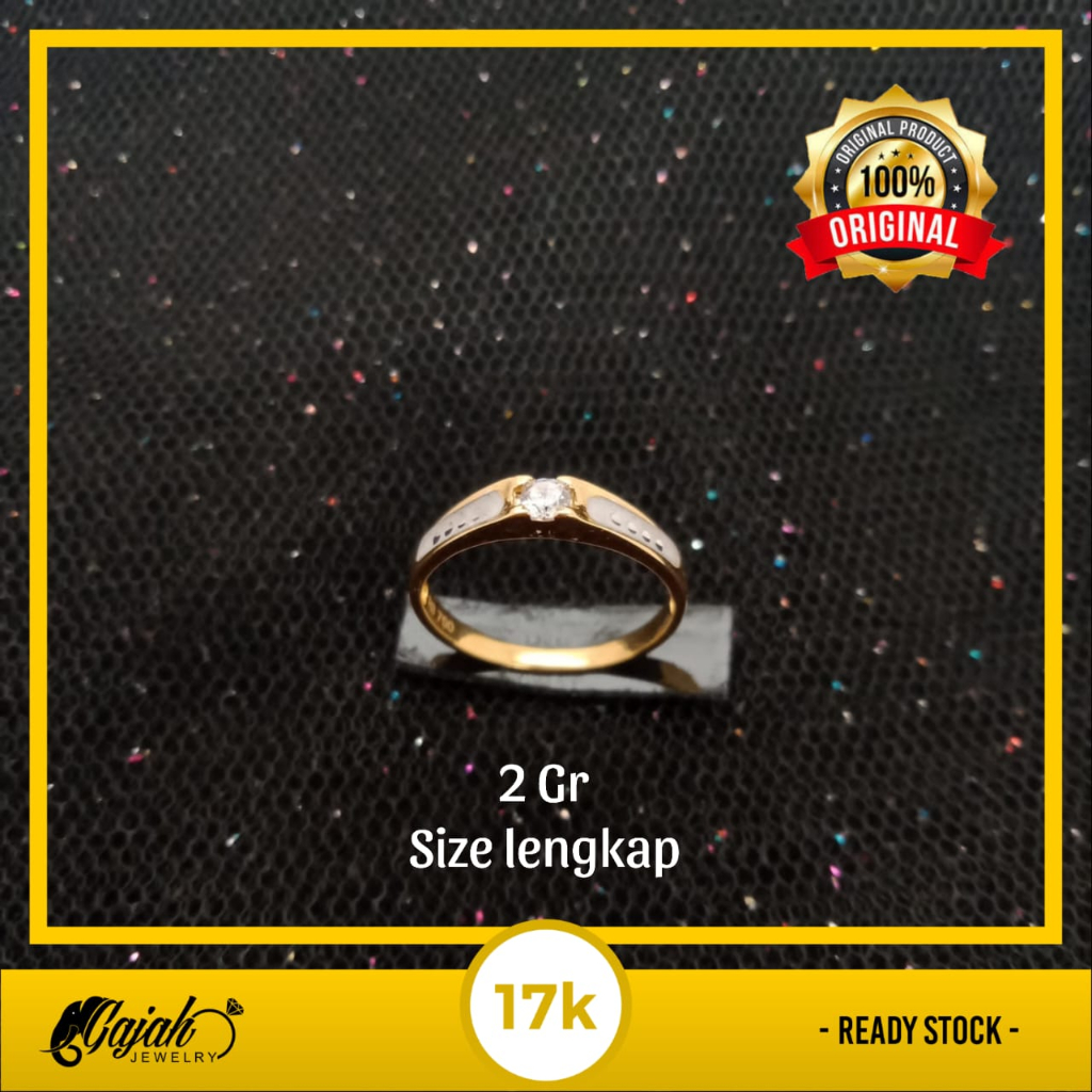 Cincin Emas 17K - 2 Gram 5740