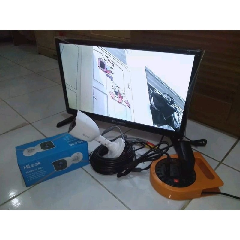 PROMO PAKET KAMERA CCTV INDOOR OUTDOOR LANGSUNG TV 20M KABEL MURAH