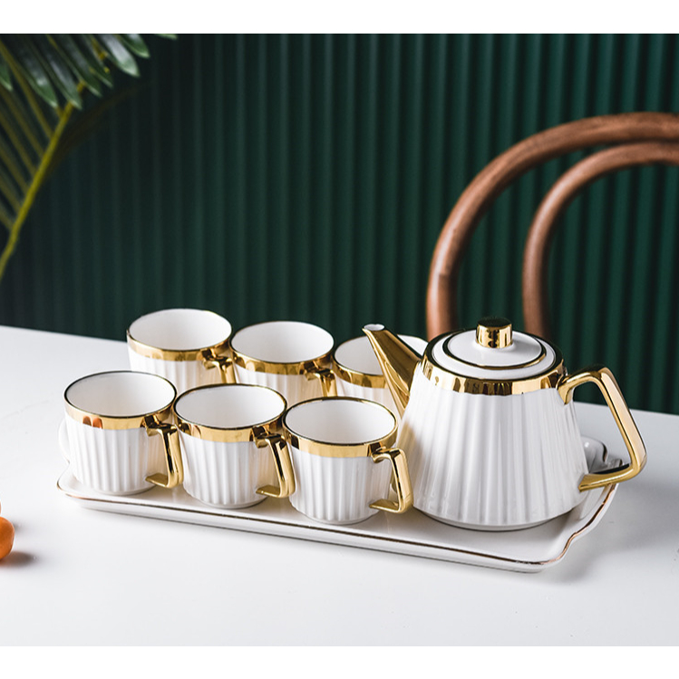 Yutensil Teko Set Cangkir Gelas Keramik / Ceramic Tea Set