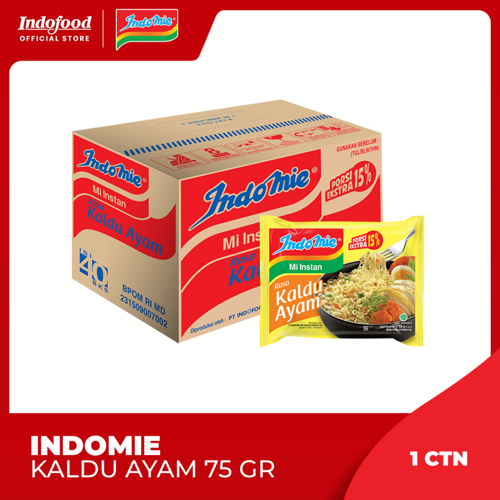 

1 ctn - Indomie Kaldu Ayam 75 gr