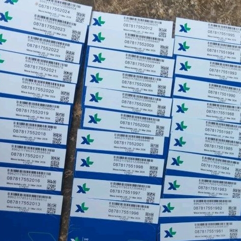 No CANTIK XL seri tahun lahir