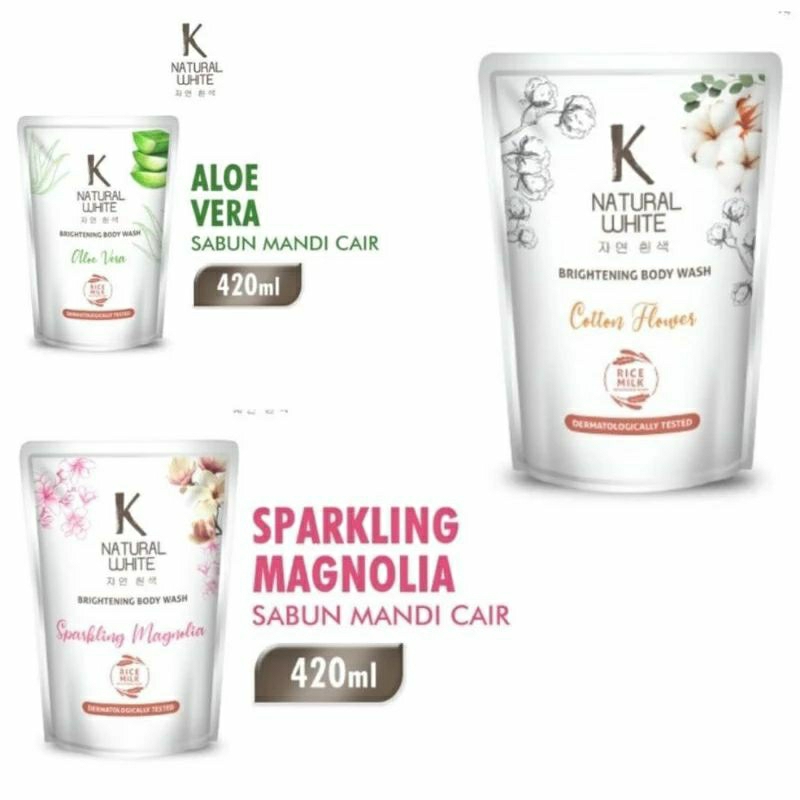 K NATURAL WHITE BODYWASH