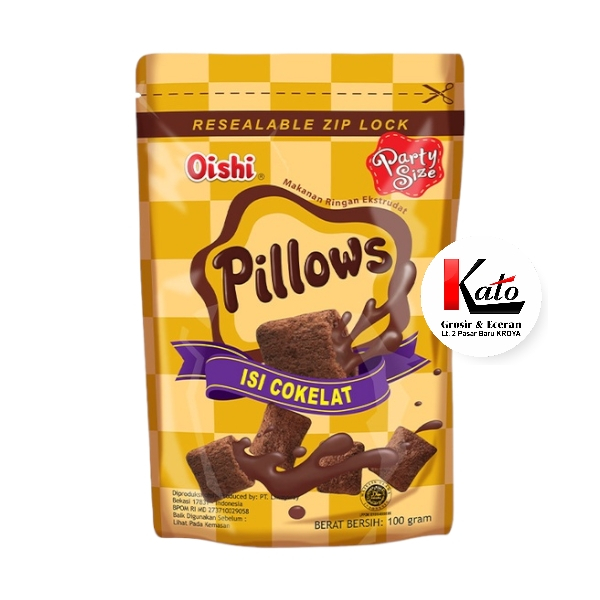 

Oishi Pillows Snack isi Rasa Chocolate 100g