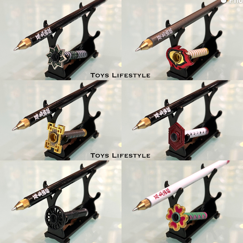 

CLEARANCE SALE!! Metal Gel Pen Pajangan Demon Slayer Kimetsu No Yaiba Nichirin