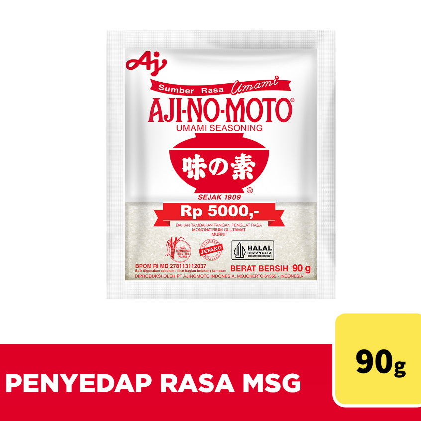 

AJI-NO-MOTO® Penyedap Rasa MSG Ajinomoto 90g