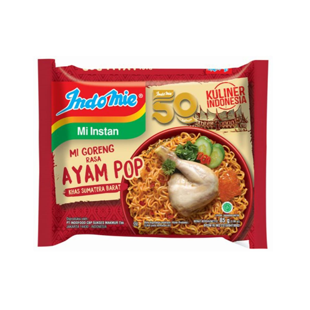 

Indomie Mi Instan Goreng Ayam Pop 85 g