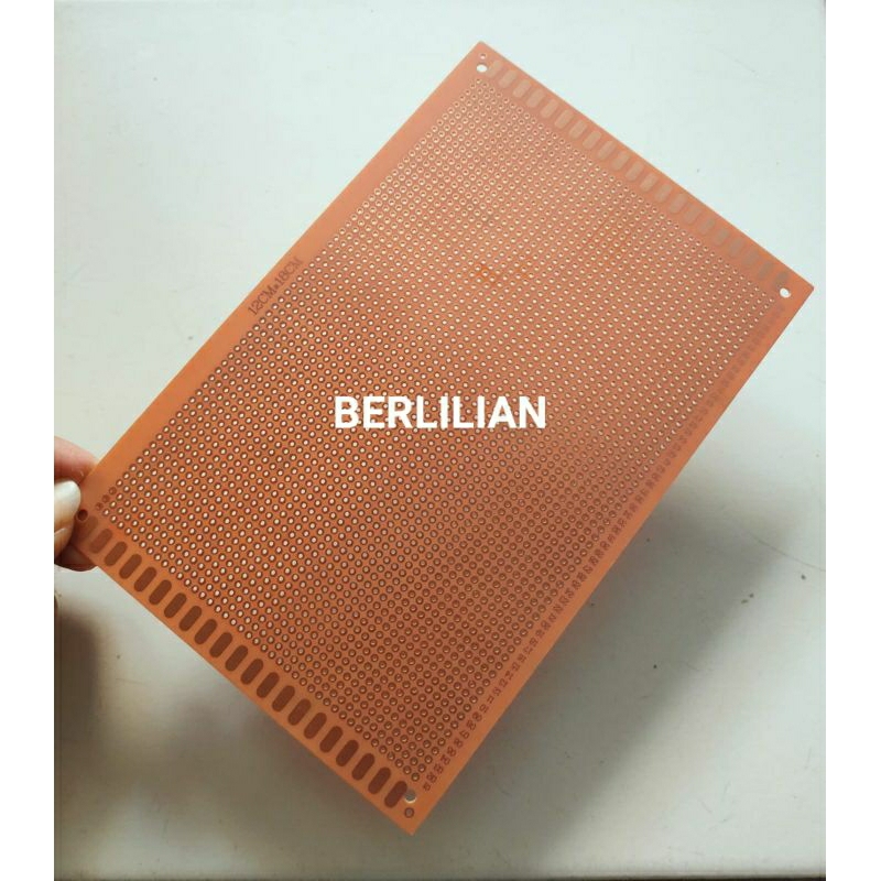PCB BOLONG BOLONG 12x18 CM Pcb Led Pcb ic Pcb Untuk Stoplampu Running Motor