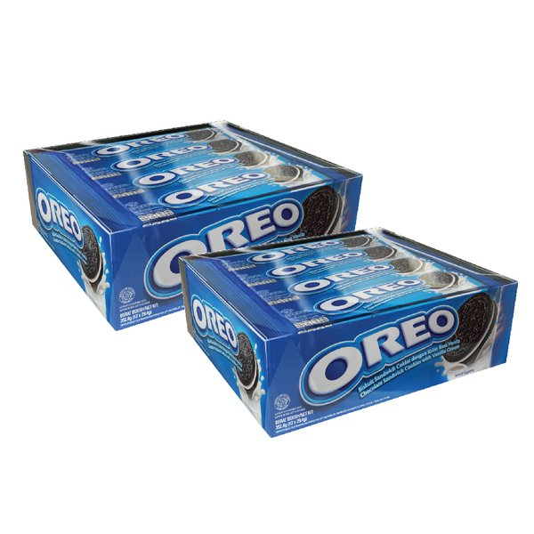 

Oreo Biskuit Krim Coklat 1 Box 38 gr x 12