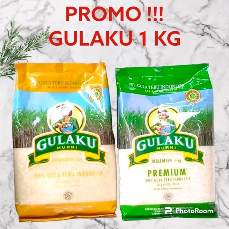 

Gulaku 1 kg | Gula Premium | Gula pasir