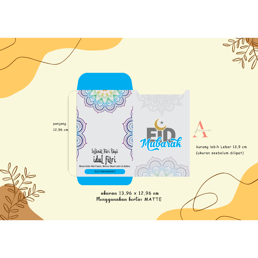 

Amplop Lebaran isi 8 pcs