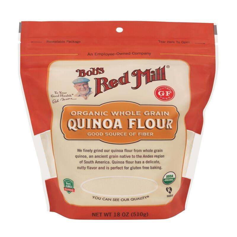 

Bob's Red Mill Organic Gluten Free Wholegrain Quinoa Flour 510g