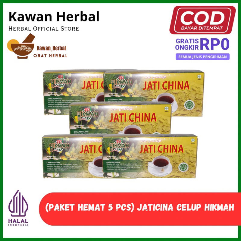 

(PAKET 5PCS MURAH) TEH CELUP JATICINA HIKMAH