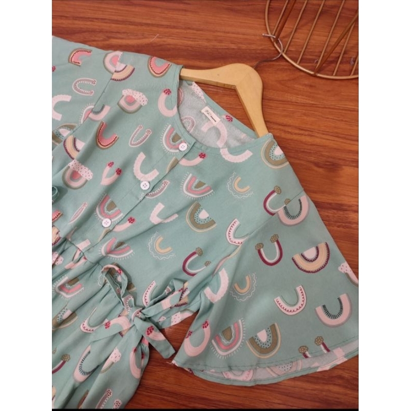 Daster rayon kekinian NR homewear.