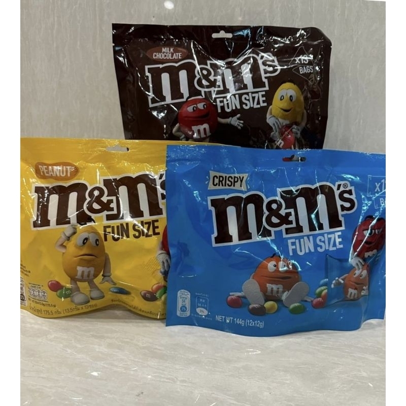 

m&m coklat fun size milk chocolate