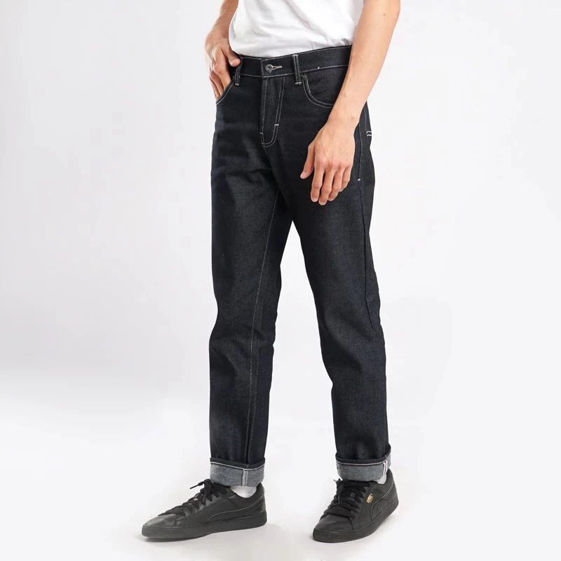 Celana Panjang Denim Selvege Pria Jeans Selvege Denim Reguler Pria celana Denim