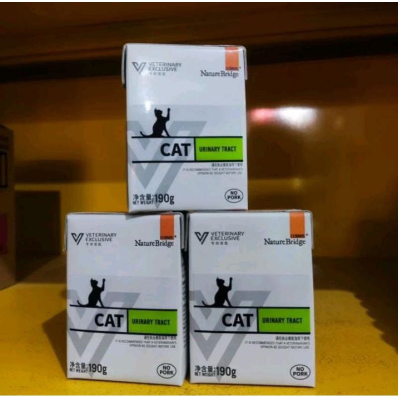 Promo Paket Combo (6pcs) Nature Bridge Cat URINARY TRACT Wet Food - VETERINARY PRESCRIPTION
