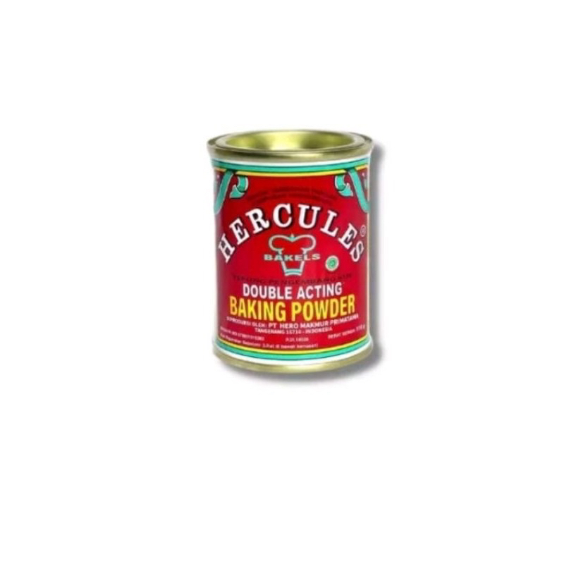 

Baking Powder Hercules Double Acting kemasan kaleng 110gr