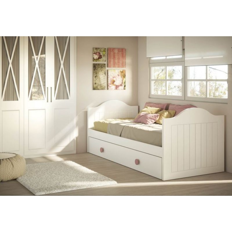 tempat tidur anak sorong / divan anak minimalis / ranjang anak