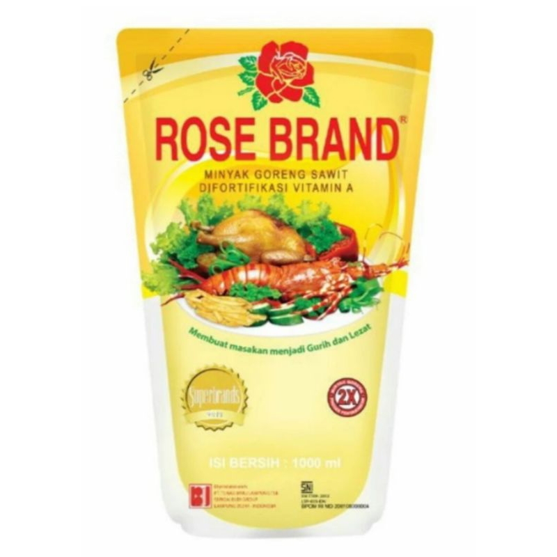 

Minyak Goreng Rosebrand 1 Liter x 2 pcs
