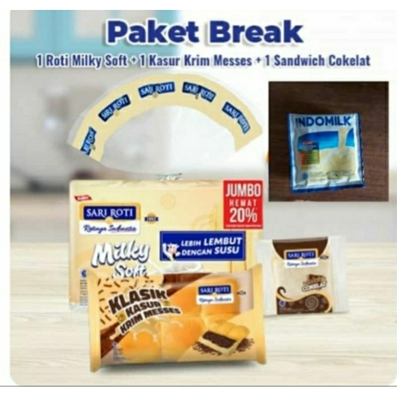 Paket sari roti ( paket break )