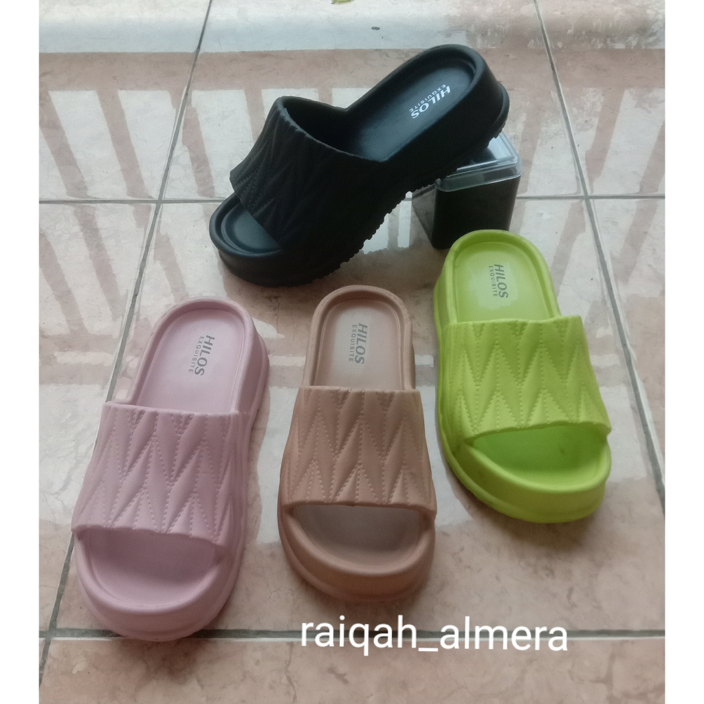 Sandal Wanita Kokop Rubber Hilos Viral Kekinian Korea Style Terbaru