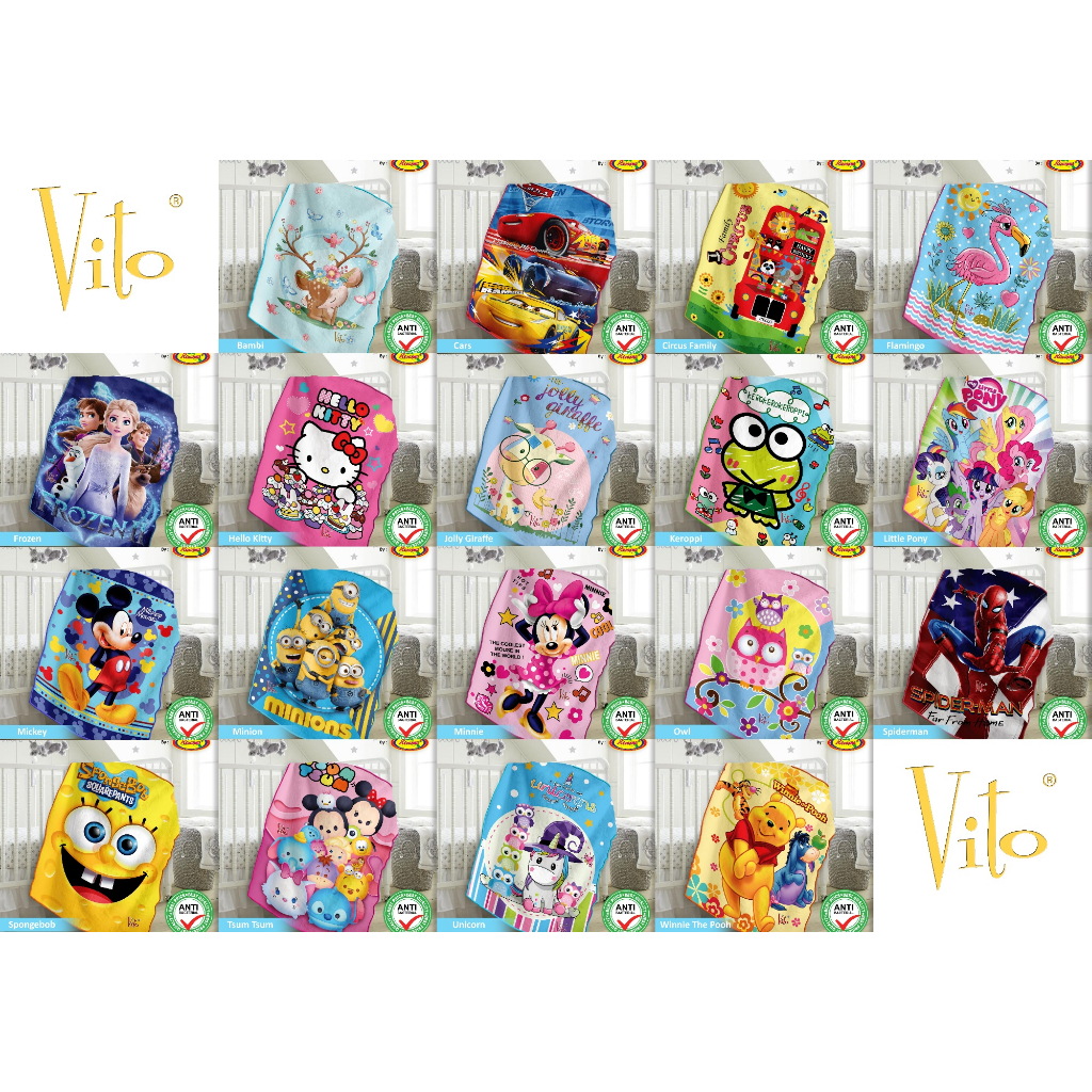 Selimut Vito Kids 100x140