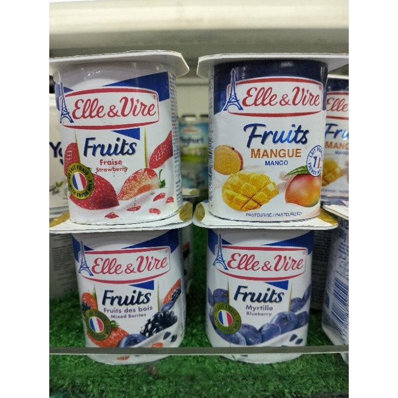 

[INSTANT & SAMEDAY ONLY] Elle & Vire Yoghurt 125gr Impor France