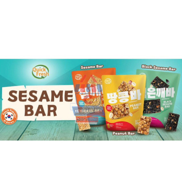 

Quick Fresh Snack Sesame Bar - Viral Snack Korea