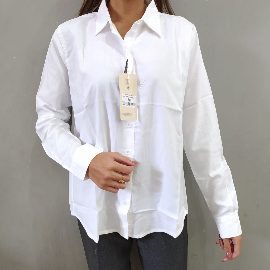 BLUS/KEMEJA WANITA RED UP BL9710 LENGAN PANJANG