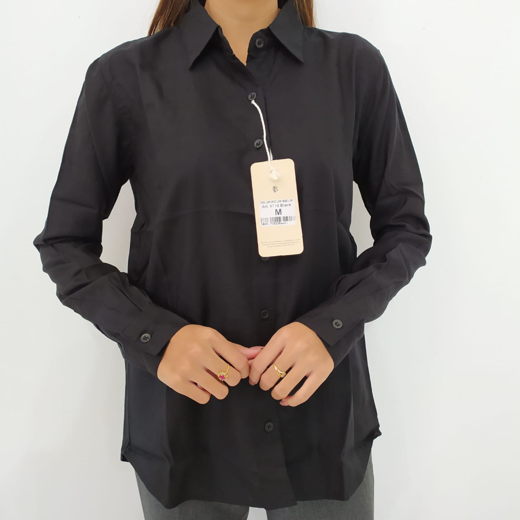 BLUS/KEMEJA WANITA RED UP BL9710 LENGAN PANJANG
