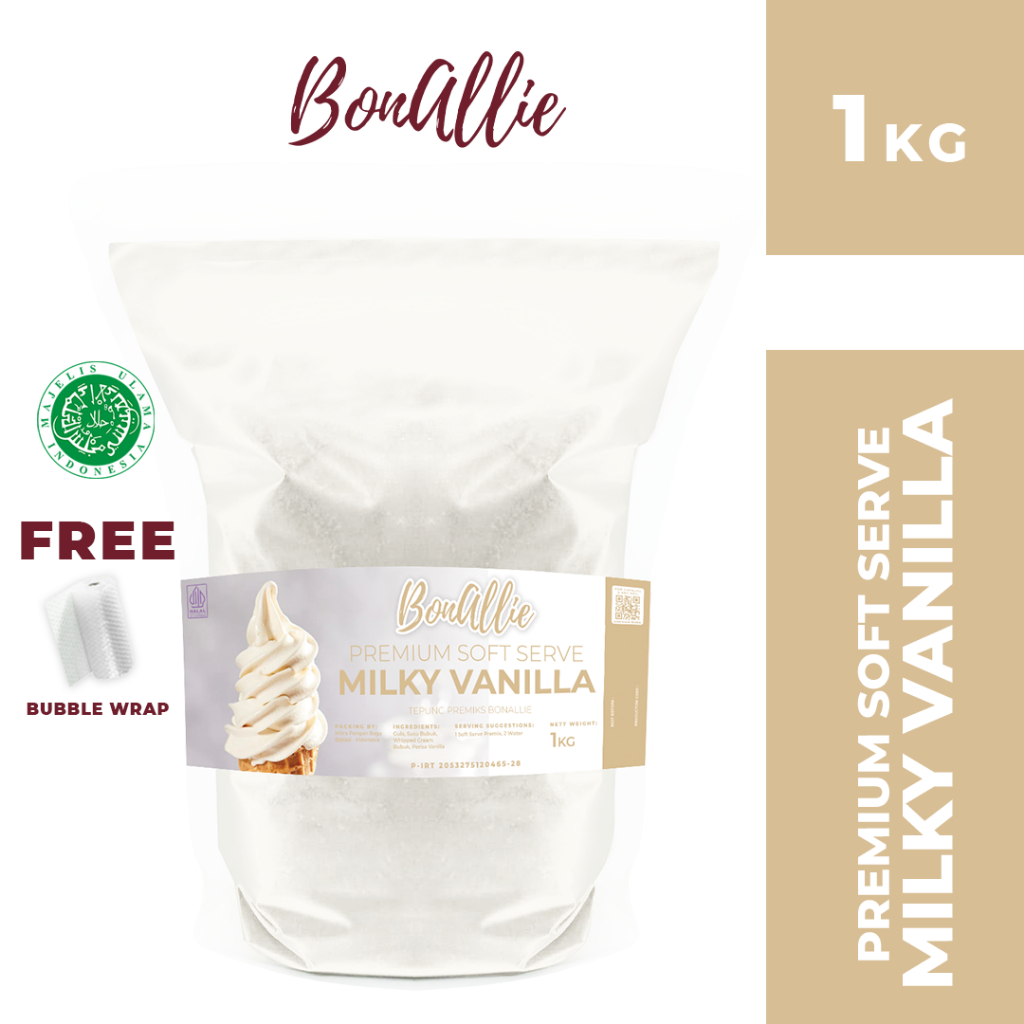 

Bonallie Premium Soft Serve Milky Vanilla