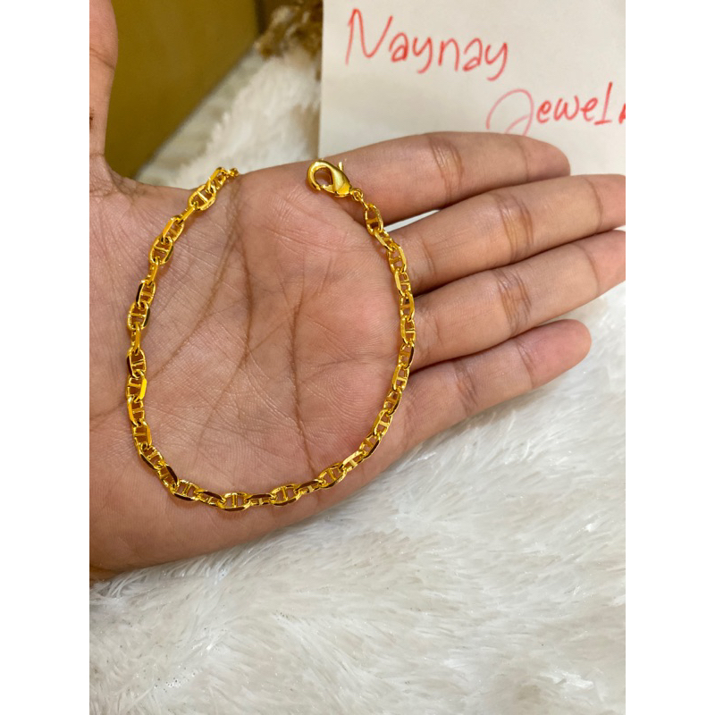 Gelang terbaru CD lapis emas 24k