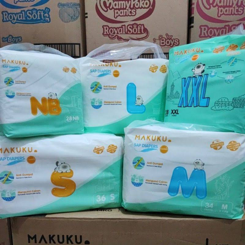 pampers makuku size m