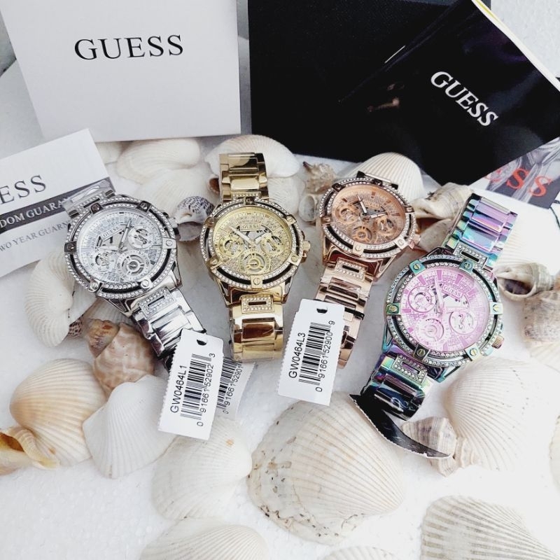 Guess Queen GW0464L1 GW0464L2 GW0464L3 GW0464L4 Original Jam Tangan Wanita