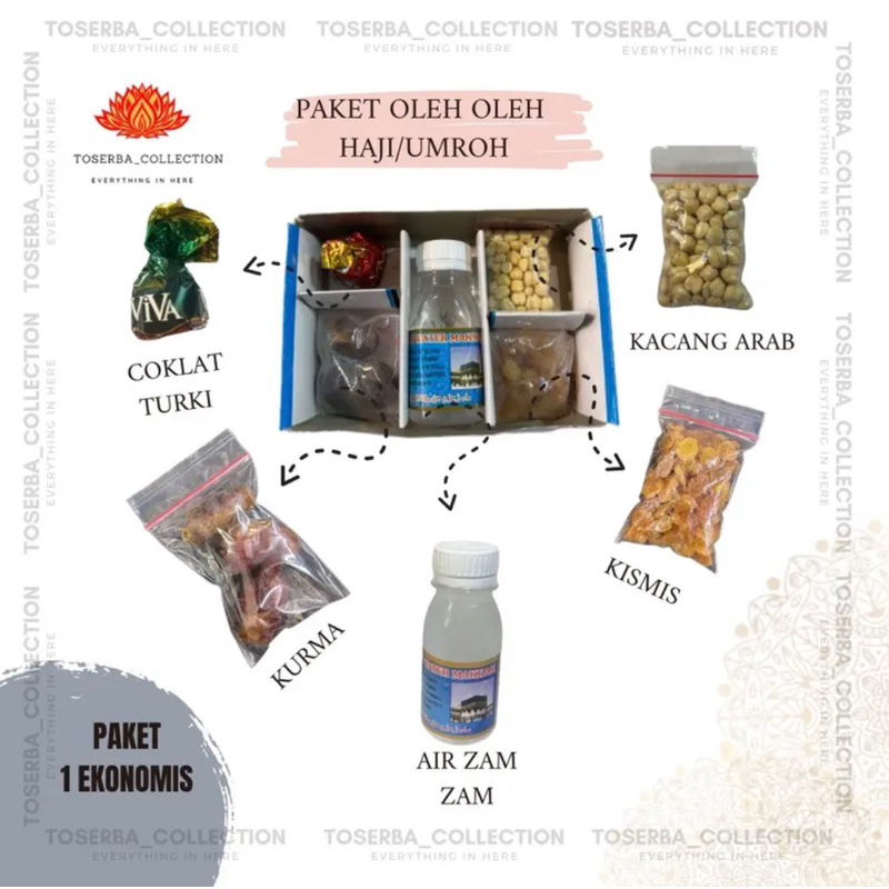

PAKET OLEH OLEH HAJI/UMROH TOSERBA_COLLECTION
