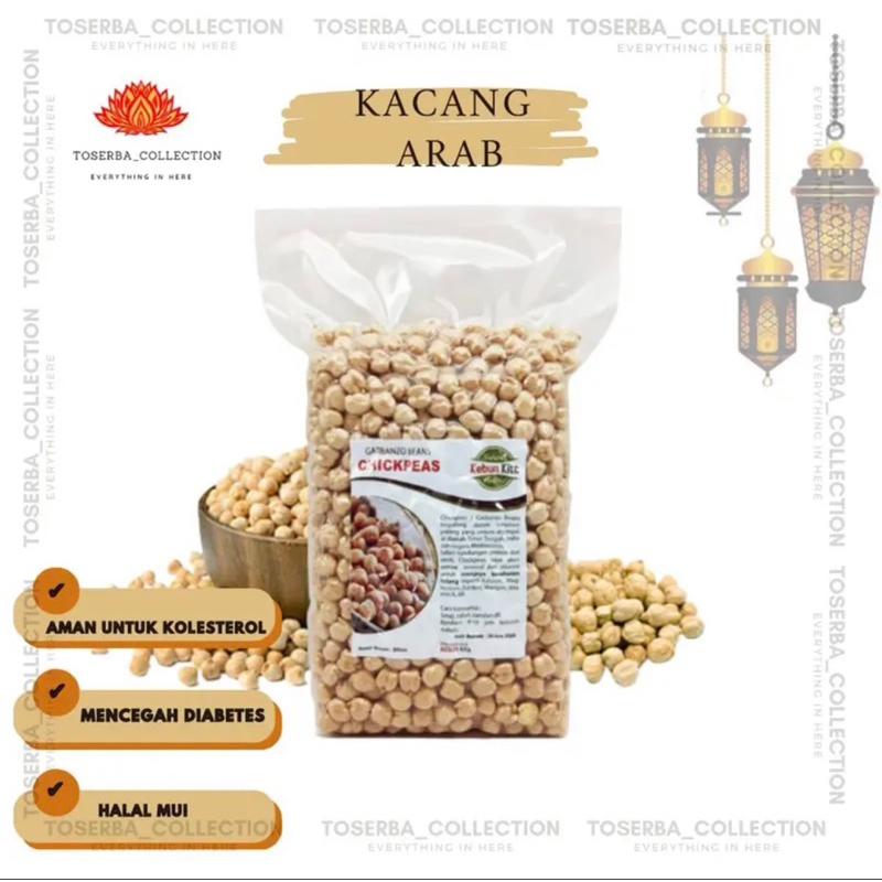 

KACANG ARAB ALMADINAH(SUDAH MATANG)1 KG KACANG ARAB/KACANG/OLEH OLEH HAJI/UMROH TOSERBA_COLLECTION