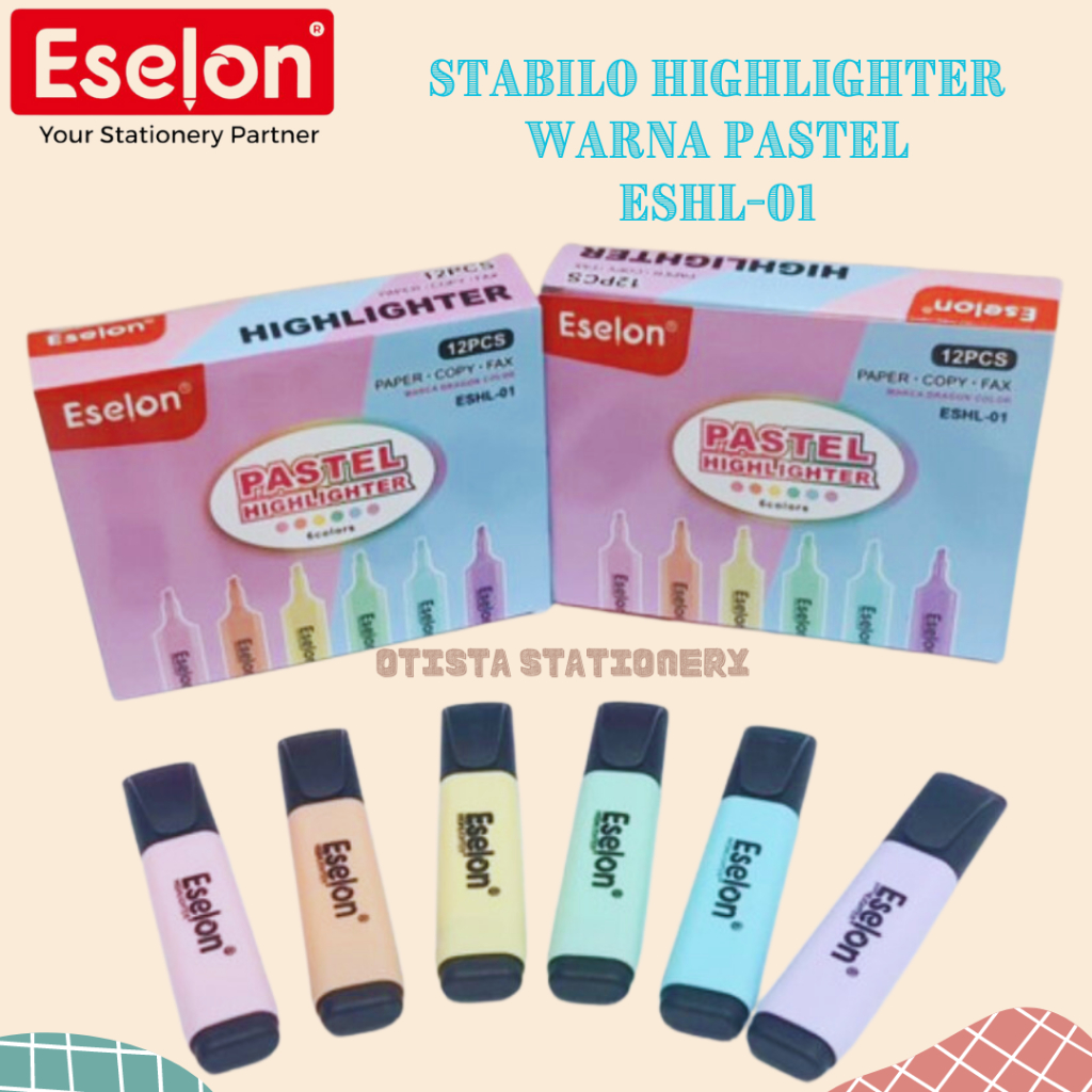

Stabilo Eselon ESHL-01 Pastel/ Highlighter Pastel Eselon