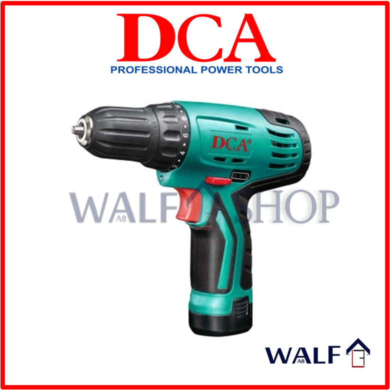 DCA Cordless Driver Drill ADJZ10-10B / Mesin Bor Obeng Baterai