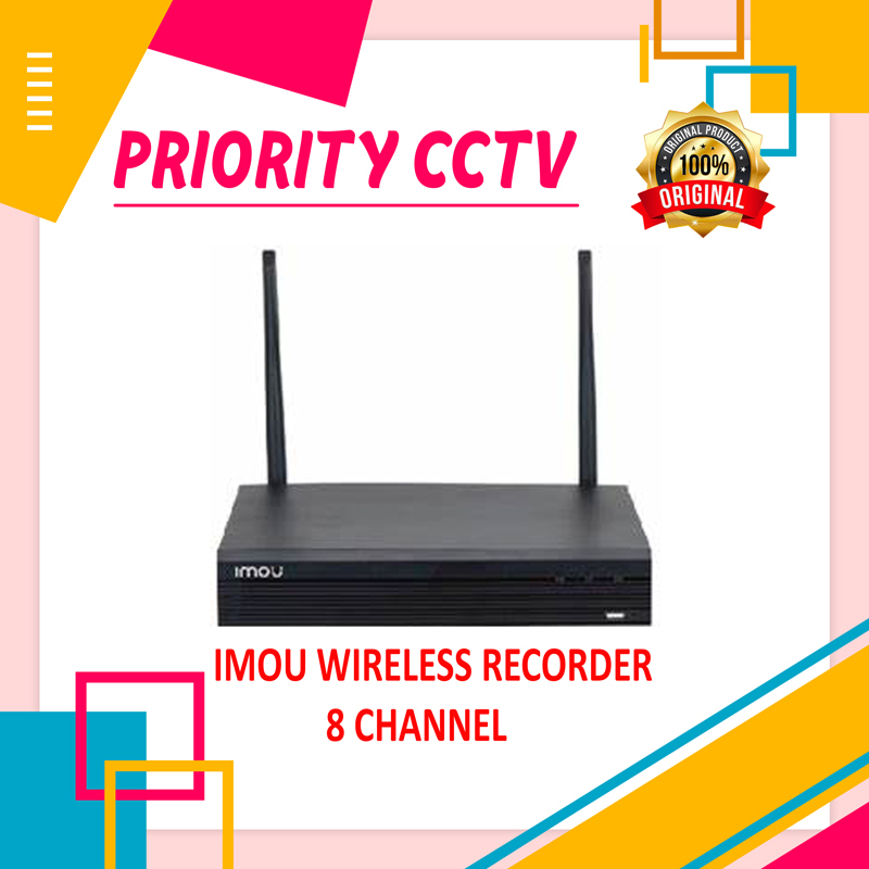 Imou NVR Wireless Recorder 8 Channel ONVIF Garansi Resmi