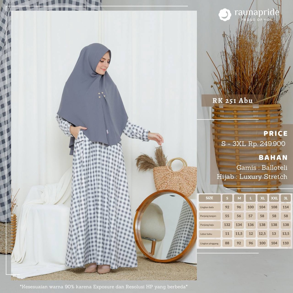 RK 251 ABU UK XL GAMIS RAUNA