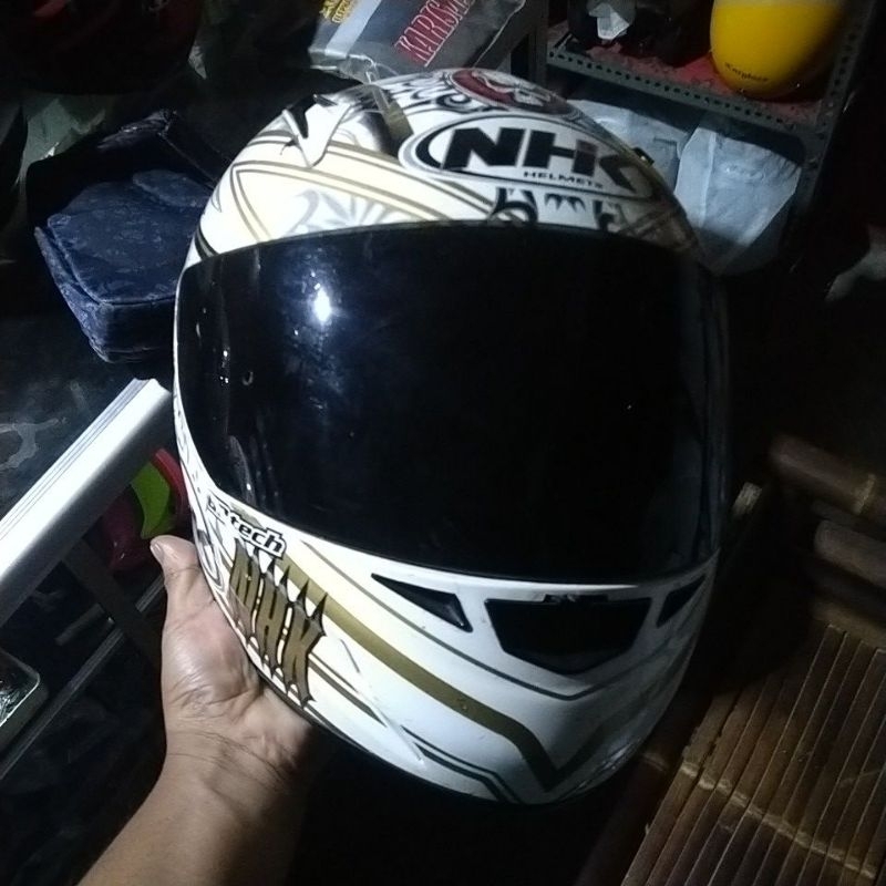 helm nhk gp tech bekas/seken/second/preloved original