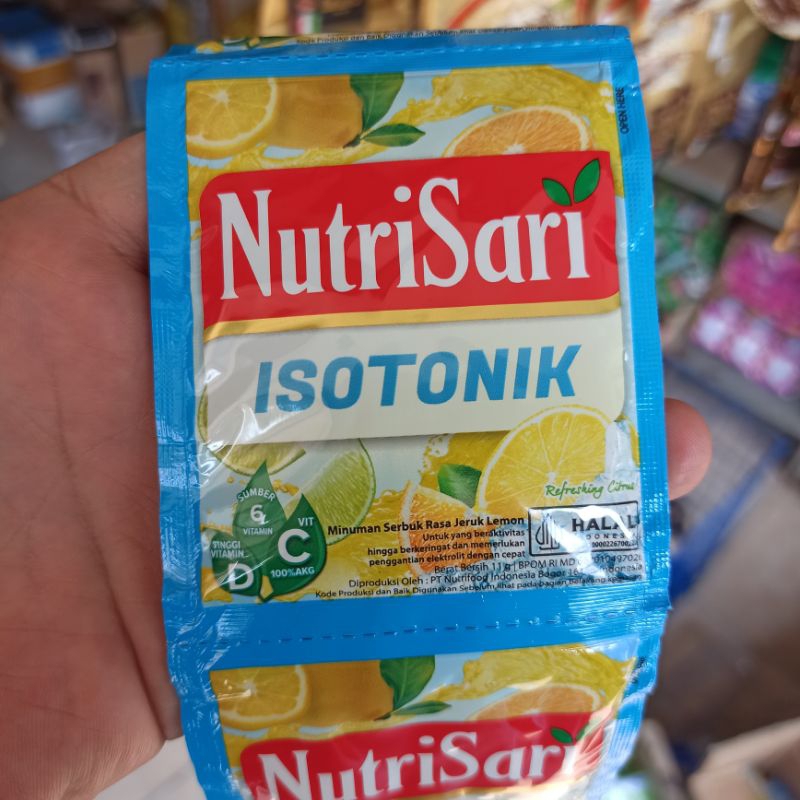 

Minuman Nutrisari Rasa Jeruk Lemon ISOTONIK