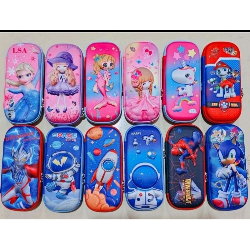 

Tempat Pensil Anak Sekolah 3D Bahan Eva Anti Air