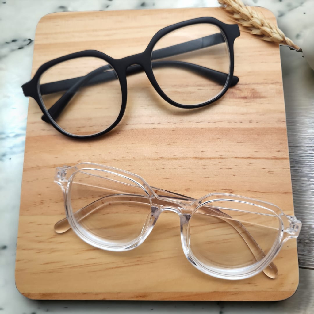 kacamata minus perempuan / kacamata minus tinggi / frame kacamata gaya korea / kacamata minus