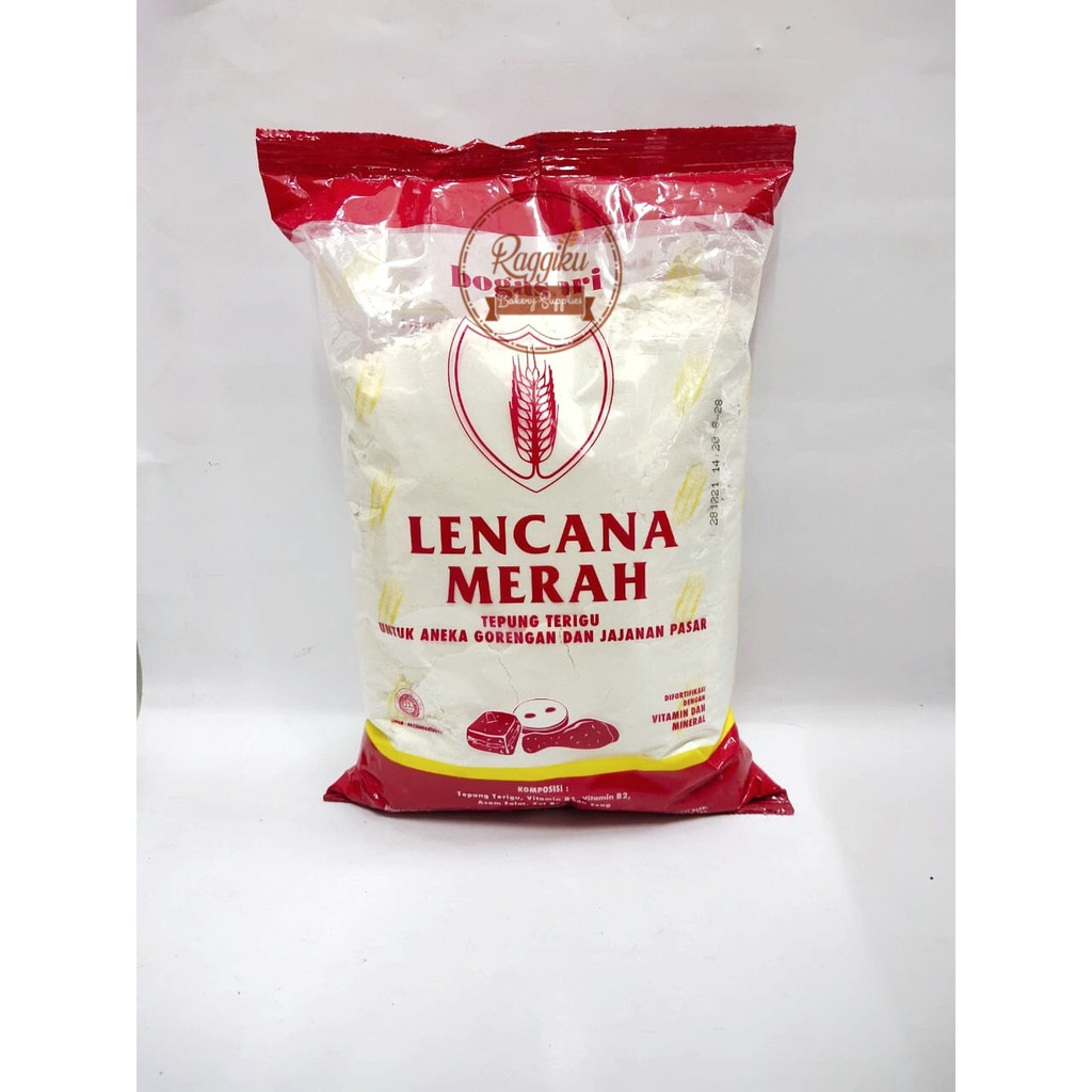 

Tepung Terigu Bogasari Lencana Merah 1Kg