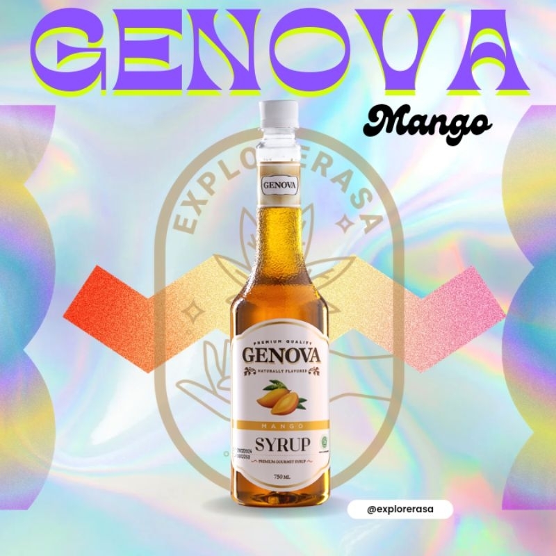 

Genova syup rasa mango isi 750ml