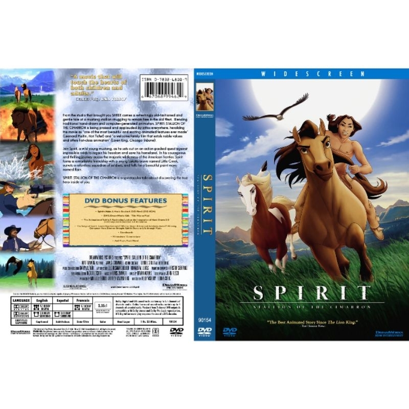 KASET FILM SPIRIT ANIMASI KARTUN KUDA - KASET FILM KARTUN ANAK ANAK - KASET FILM ANIMASI ANAK TERLAR