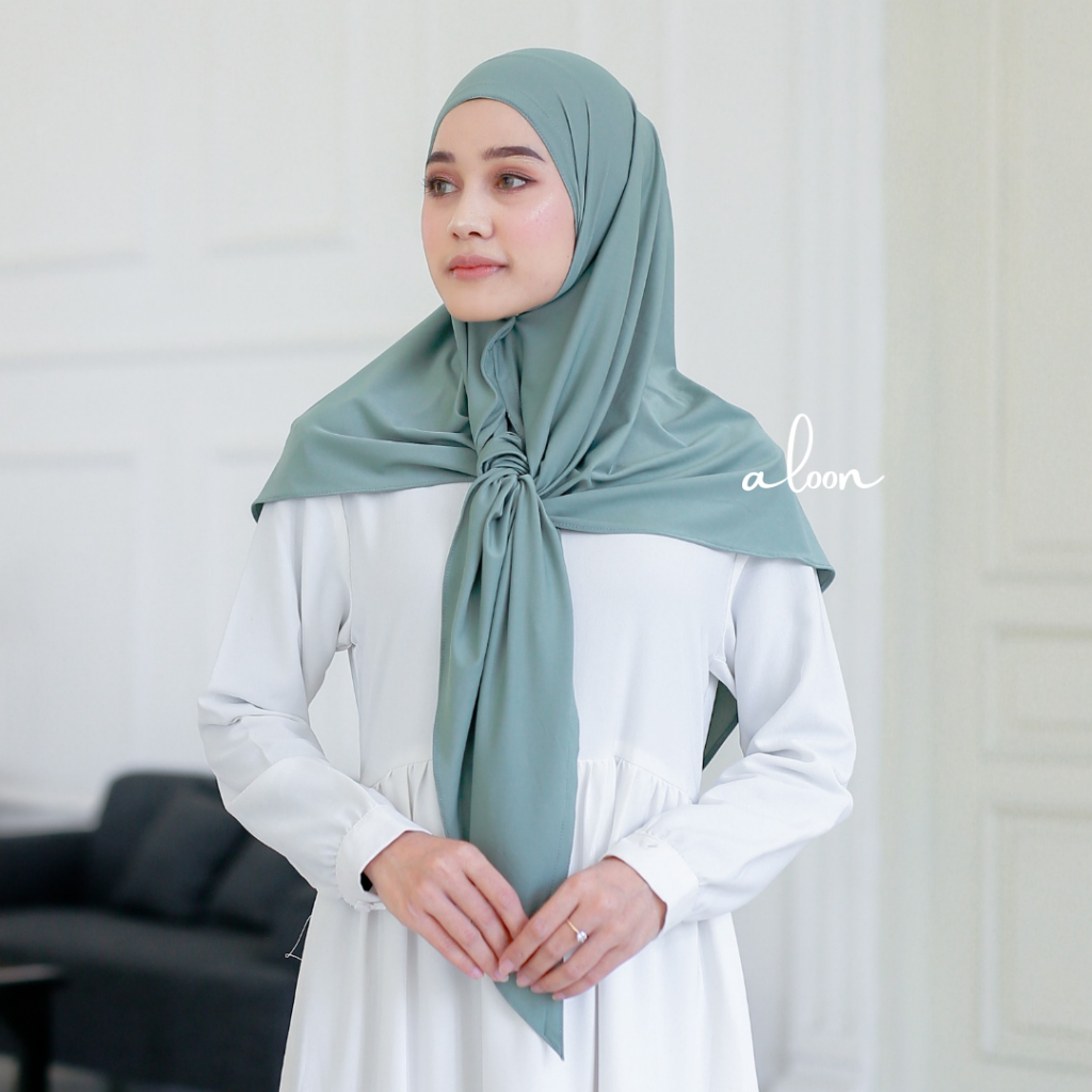 Jilbab Segitiga Instant bahan Jersey by aloon.co